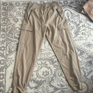 Men's Casual Beige Cargo Pants